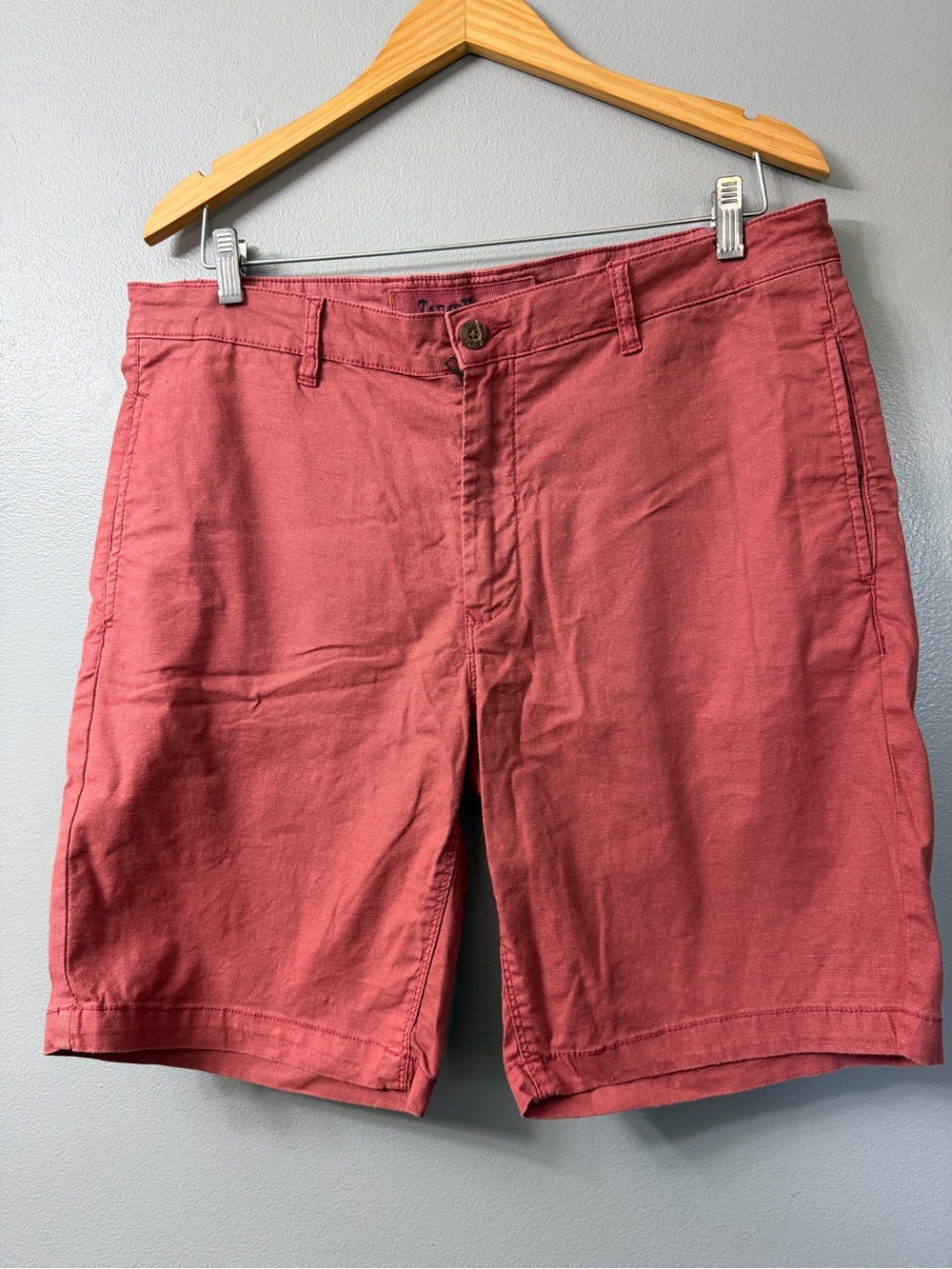 tailor vintage linen shorts Men's Casual Cotton Shorts - Dusty Rose 36